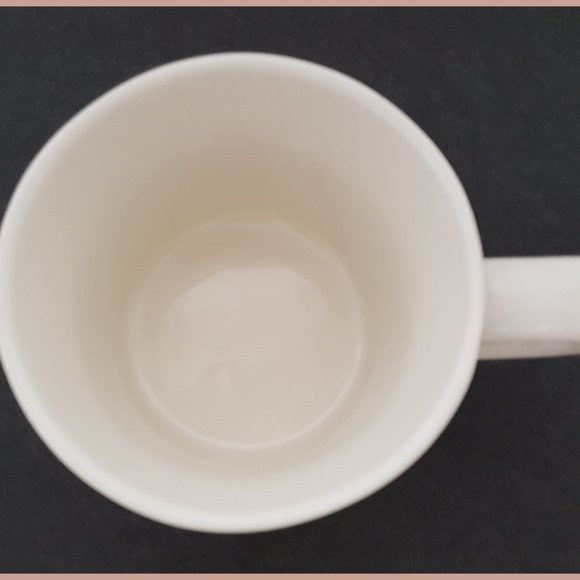 NEW RARE Pottery Barn Watercolor Heart Stoneware Mug 11 OZ - Picture 4 of 5